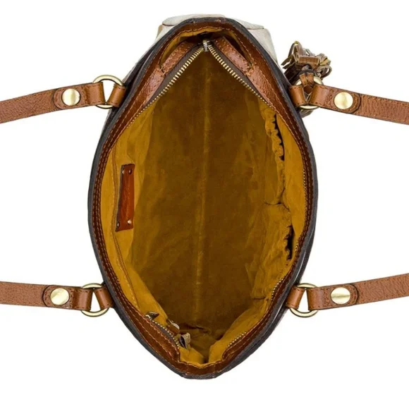 Patricia Nash Europe Map Poppy Leather Tote - Picture 13 of 13